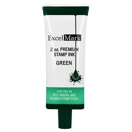 Self Inking Stamp Refill Ink - 2 oz. - Green Ink