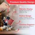 Elysia 2024 Make America Great Again US Flag Christmas Ornament 2024