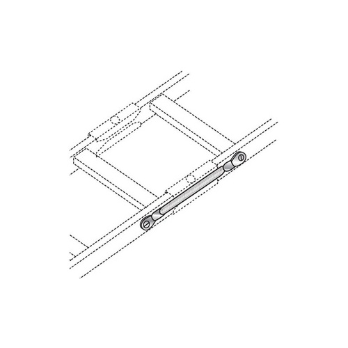 Black Box Ladder Rack Grounding Kit 8' Braided Copper Strap, Gsa, Taa