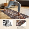 thumbnail image 4 of Multicolor Geometric Boho Pattern Hot Yoga Mat Towel Non Slip for Hot Yoga - Quick-Drying Yoga Mat Cover with 4 Corner Pockets with Travel Bag - Hot Yoga Towel Non Slip 70"x26", 4 of 6