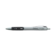 thumbnail image 3 of 1 Dozen Medium 0.7 mm Black  Silver Barrel Comfort Grip Retractable jel Pens, 3 of 8