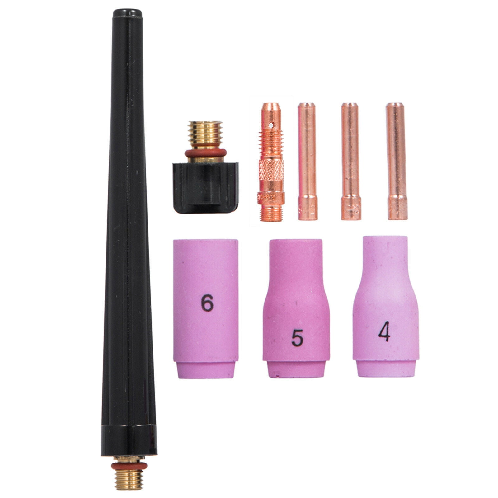 WP-9 Air-Cooled TIG Welding Torch Flexible Gas Valve Head 125-Amp 25FT