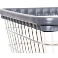 thumbnail image 2 of R&B Wire 96B Light-Duty Wire Frame Metal Laundry Cart - Chrome, 2 of 3