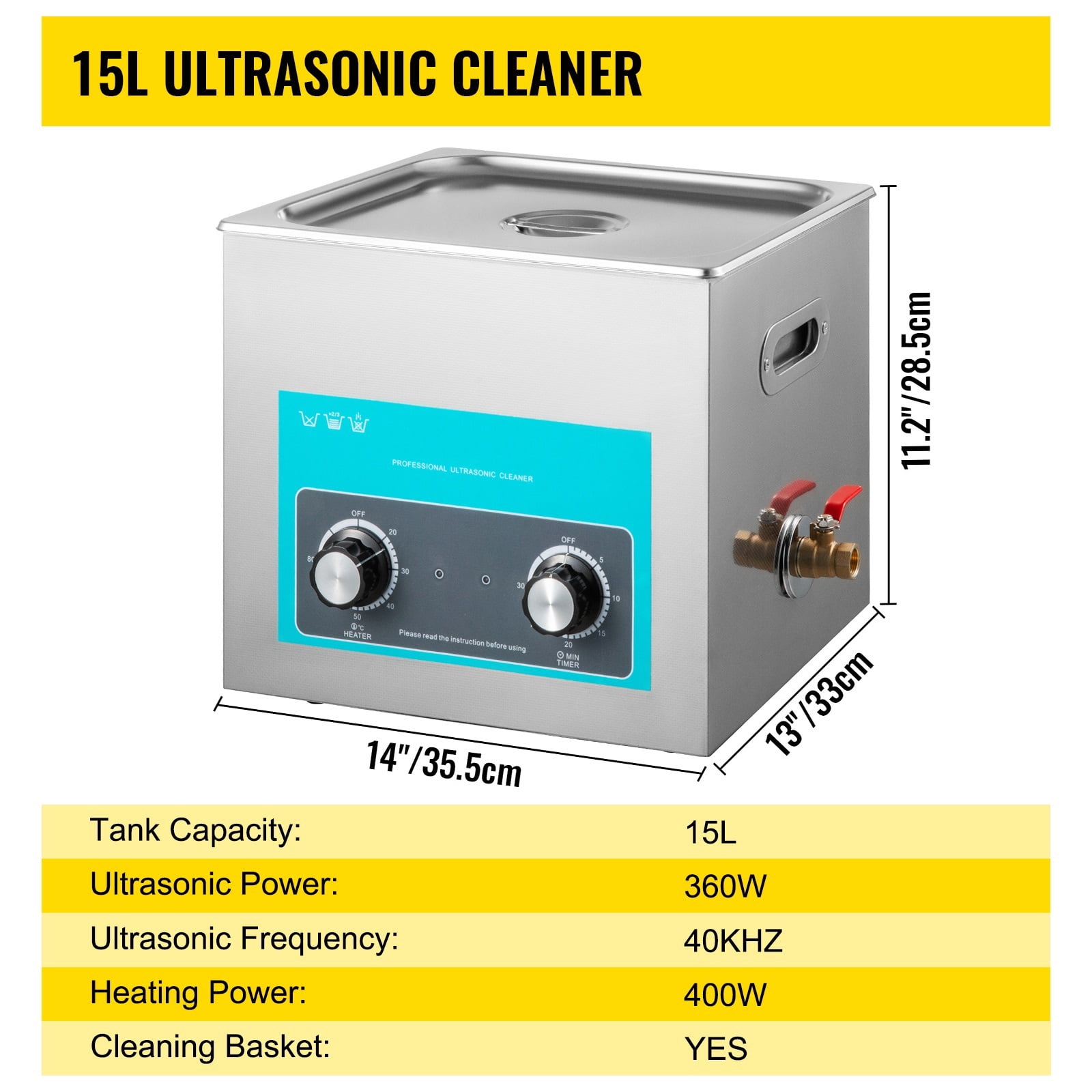 3L 6L 10L 15L 22L 30L Electric Ultrasonic Cleaner Portable Washing Machine Lave-Dishes Diswasher Ultrasound Home Appliance