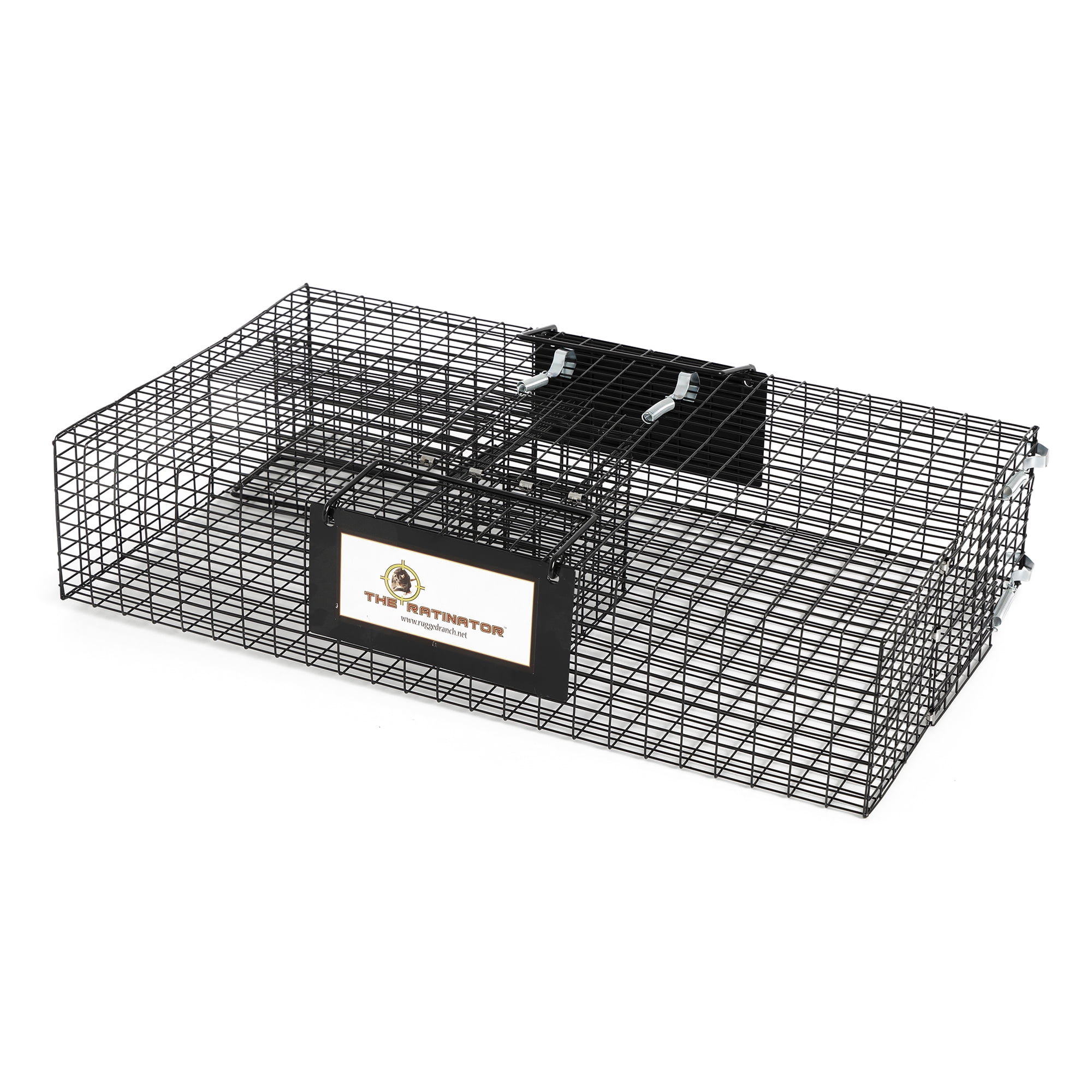 Rugged Ranch Ratinator Live Rat and Mouse Humane Trap, Large Multi Catch Metal Cage