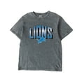 thumbnail image 6 of Women's Gameday Couture Gray Detroit Lions Peak Performance Oversized Snow Wash T-Shirt, 6 of 6