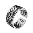 thumbnail image 1 of Jumpingount Anillos de dedo de loto vintage Anillos llamativos ajustables y apilables Anillos de dedo abiertos de flor de loto Ropa, zapatos y accesorios Miscelánea, 1 of 6