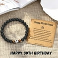 thumbnail image 5 of 30th Birthday Gifts for Men, 30th Birthday Decorations for Him, Mens Cross Bracelet with 30th Birthday Gift Card as 30 Year Old Birthday Gifts for Men Son Grandson Boyfriend Husband Guys, 5 of 15
