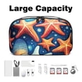 thumbnail image 3 of Starfish Portable Oxford Cloth Waterproof Charger Case and Electronic Travel Case Organizer, Small Outdoor Storage Box for PC Case - 5.9x9.44x3.14 in., 3 of 6