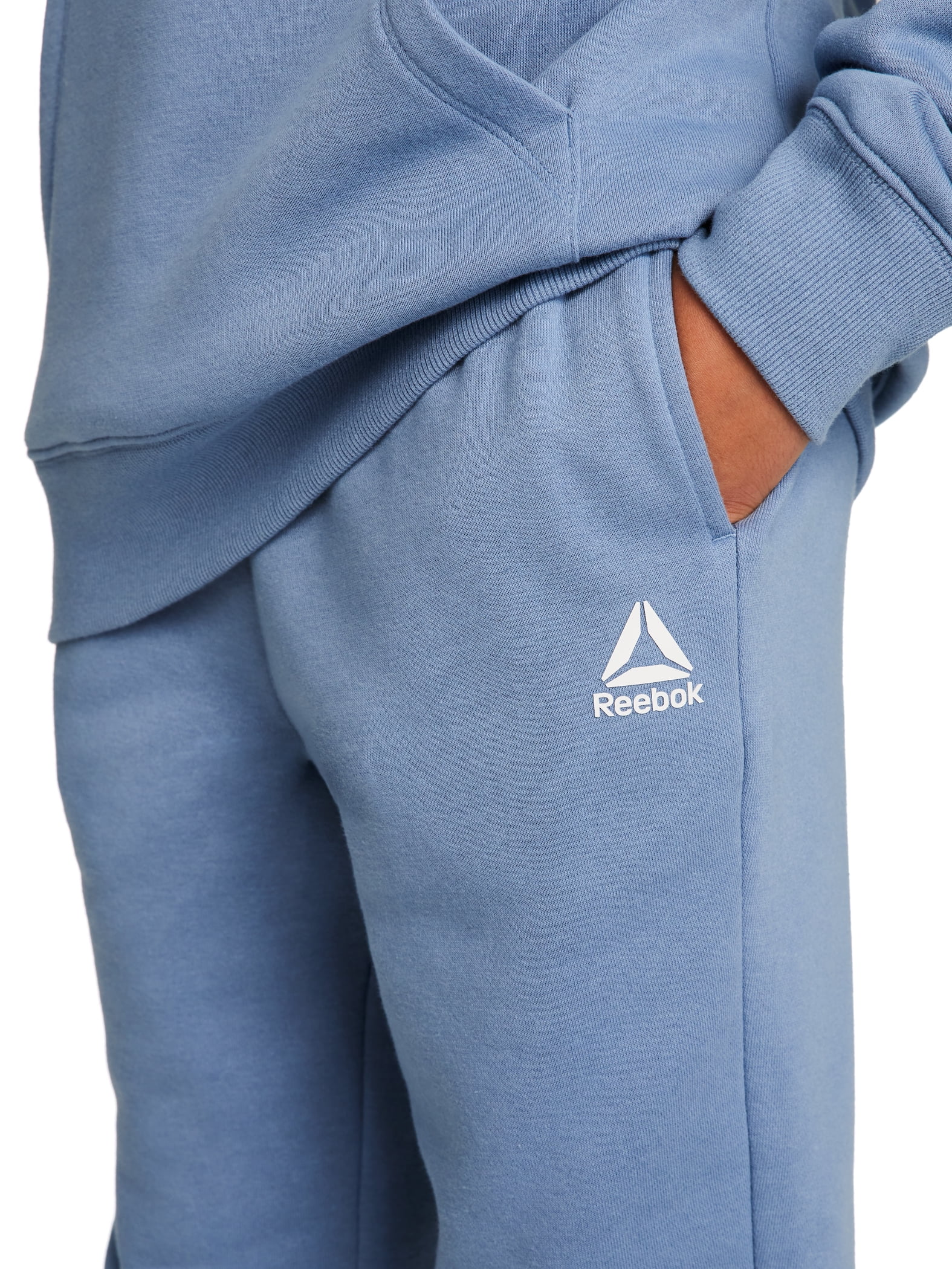 Reebok Kid's Unisex Athletic Game Day Sport Core Hoodie & Jogger, 2-Piece Set, Sizes 4-18