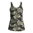 thumbnail image 6 of No Boundaries Juniors' Scoop Neck Tank Top, 6 of 6