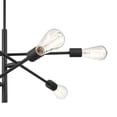 thumbnail image 6 of Millennium Lighting  Decco 6 Light Pendant Fixture in Matte Black or Modern Gold, 6 of 14