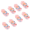 thumbnail image 1 of Herramientas para casas de muñecas, mini chanclas, accesorios de simulación para muñecas bebés, accesorios para casas de muñecas, máxima confiabilidad, 1 of 14