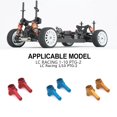 thumbnail image 3 of maskred RCGOFOLLOW 1/10 Alliage d'Aluminium Durable Moyeu de Direction Bloc de Direction pour LC Racing PTG-2 Pièce de Voiture RC Doré, 3 of 6