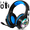 Black, variant on 2.4GHz Wireless Gaming Headset for PS4/PS5/Xbox/Switch/PC, Bluetooth Over Ear Headphones with ENC Noise Cancelling Mic,7.1 Stereo Surround Sound, 40mm Drivers, RGB Light, 45H Battery Gaming Headphone
