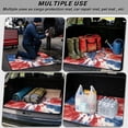 thumbnail image 3 of COEQINE Cargo Liner for SUV, Durable Rear Trunk Liner Heavy Duty Cargo Mat Back Seat Cover Protector Fashion Car Accessories Decor, 29" x 39", American Flag Heart Tie-dye, 3 of 7