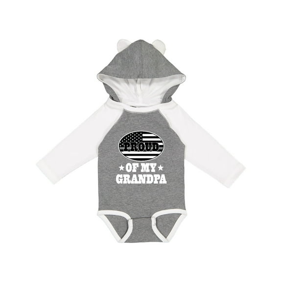 Inktastic Correctional Officer Grandpa Boys or Girls Long Sleeve Baby Bodysuit