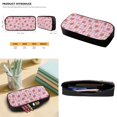 thumbnail image 6 of Xoenoiee Pink Strawberry Bow Plaid Print Backpack School Bag with Lunch Bag for Girls Kids School Backpack with Pencil Case Elementary Preschool Primary Bookbag Schoolbag Rucksack 3 in 1, 6 of 6