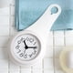 thumbnail image 5 of Cateissary Reloj de funcionamiento silencioso único, moderno, con giro al cronometraje, reloj de pared silencioso, cronometraje preciso, blanco Type2 NO2, 5 of 6