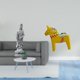 thumbnail image 2 of Estatua de Guan Yin,Estatua de Guan Yin para decoración del hogar.,Figura de escritorio,Estatua tradicional sueca del caballo de Dala,Figura creativa del caballo Dalecarliano, 2 of 8