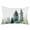 White, Green, Gray, variant on Green Pine Tree Throw Pillow Cover 20 x 36 Inch Decorative Pillow Cover Farmhouse Nature Forest Landscape Lumbar Pillowcase Seasonal Rectangle Cushion Case for Couch Sofa Bed Living Room