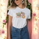 thumbnail image 3 of Playera Blusa Mujer De Mamá con Estampado de Flores Ropa Casual y Bonita para Día de la Madre Color Blanco Talla Grande Marca Emil SaEs, 3 of 4