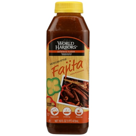 World Harbors Mexican-Style Fajita Marinade, 16 oz (Pack of (Best Beef Marinade In The World)