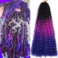 thumbnail image 2 of Passion Twist-extensiones de pelo de ganchillo con ondas al agua, extensiones de cabello trenzado ombré bohemio, 14, 18, 20 y 24 pulgadas, 2 of 4