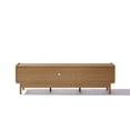 thumbnail image 6 of LuxenHome 70" TV Stand, Mid Century Modern Media TV Console for 65/70/75 Inch TVs, Wood Low Profile Cabinet with Storage, Credenza Television Stand Entertainment Center Living Room Entryway, 6 of 8