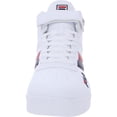thumbnail image 5 of Fila Mens Vulc 13 Reverse Flag Faux Leather Lifestyle High Top Sneakers, 5 of 5