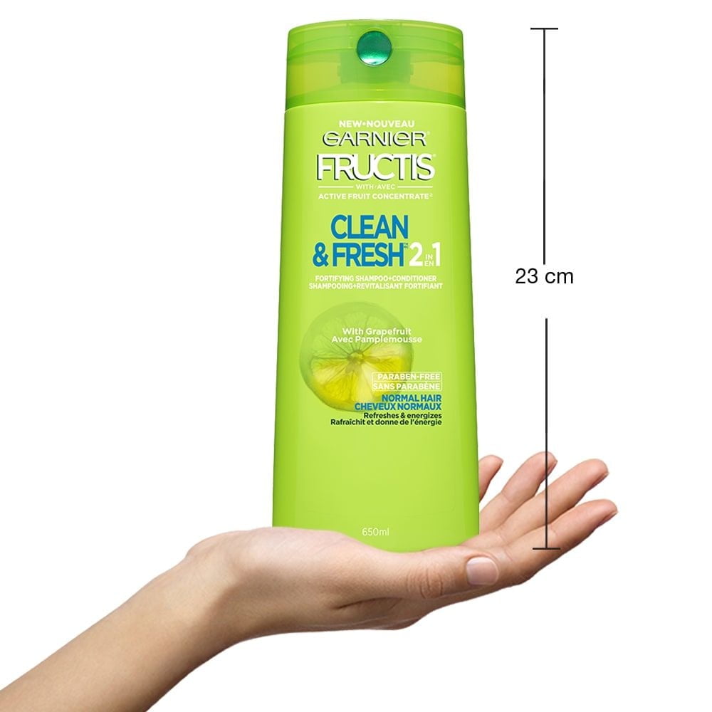 Garnier Fructis, Clean & Fresh Conditioner, 650 mL, 650 mL
