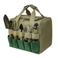 thumbnail image 3 of Taburete de jardinería Organizador Asiento de jardín plegable con bolsa de herramientas desmontable Irfora Asiento, 3 of 7