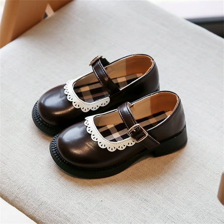 

Hawee Girls Lace Plaid Mary Jane Shoes JW288 Size 7-13.5