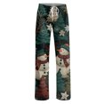 thumbnail image 6 of Hearthz Christmas Pajama Pants Winter Super Soft Drawstring Pj Pants for Women Fleece Wide Leg Xmas Women Pants, 6 of 6