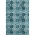 thumbnail image 2 of Addison Rugs Mayfield Washable Transitional Organic Teal Rectangle Rug, 5' x 7'6", 2 of 6