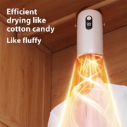 Mini Portable Foldable Clothes Dryer, Compact Electric Drying Machine with Dry Bag and Hook, Quiet Clothes Dryer for Travel, RV, Home, Apartment, Quiet and Fast-Drying