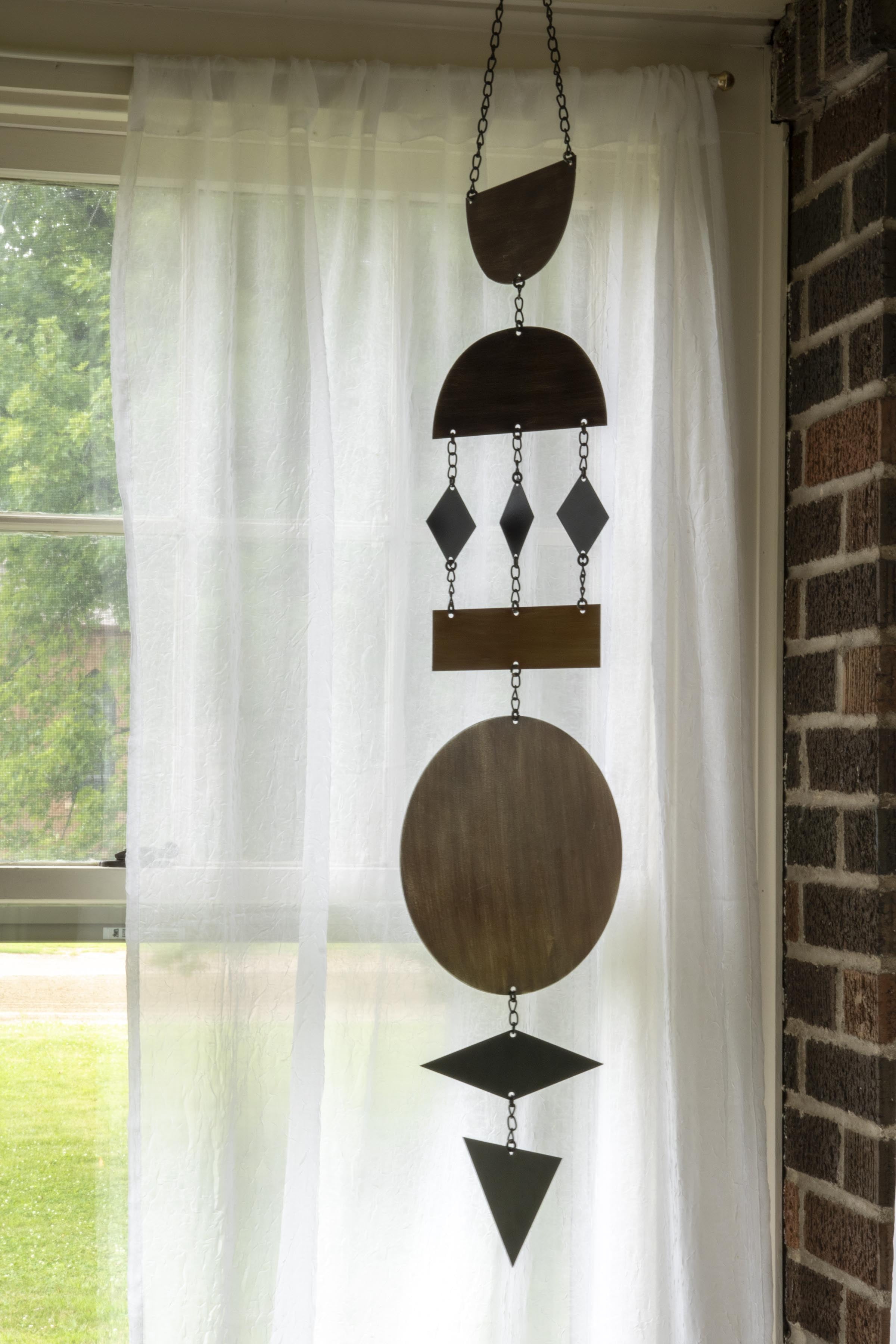 Foreside Home & Garden Geometric Metal Hanging Wall Décor - Walmart.com