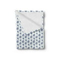 thumbnail image 2 of Floral Soft Flannel Fleece Throw Blanket, Repeating of Blooming Cornflowers, Cozy Plush for Indoor and Outdoor Use, 50" x 70", White Ceil Blue, by Ambesonne, 2 of 5