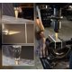 thumbnail image 4 of Juego de brocas escalonadas para metal, juego de brocas escalonadas métricas con ranura recta recubiertas de titanio de acero de alta velocidad de 1/4 de pulgada con centro aut, 4 of 5
