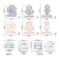 thumbnail image 4 of Silicone Mould Candle Holder, Spring Flowers Silicone Casting Mould, 4 of 5