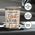 thumbnail image 6 of Christmas Gifts For Couples - Loving Gifts For Couples, Husband, Wife, Girlfriend, Boyfriend Gifts - Stainless Steel Tumbler 20oz - First Last Breath, 6 of 6