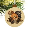 thumbnail image 4 of Hunting Breed Dogs Wood Christmas Tree Holiday Ornament, 4 of 7