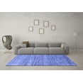 thumbnail image 3 of Ahgly Company Indoor Rectangle Abstract Blue Modern Area Rugs, 6' x 9', 3 of 4