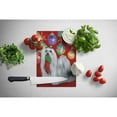 thumbnail image 2 of Carolines Treasures PPP3114LCB Maltese Christmas Stocking Stuffer Glass Cutting Board Large, 12H x 16W, multicolor, 2 of 2
