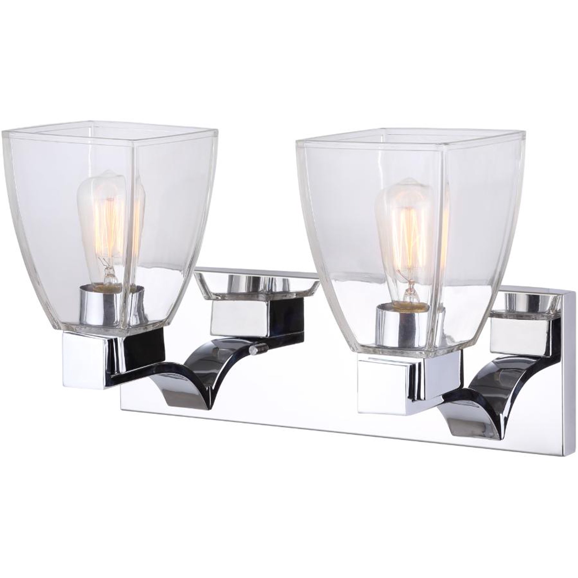 Empire 2 Light Chrome Vanity Light Fixture Walmart Canada
