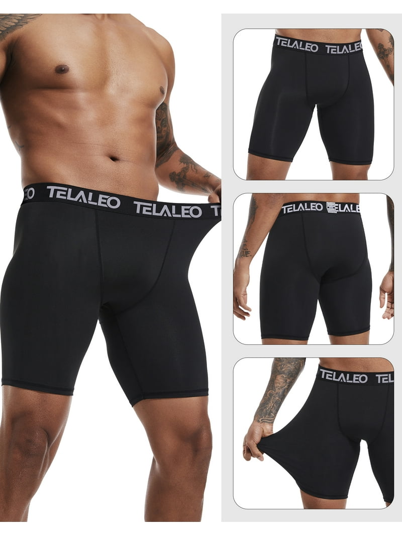 TELALEO Men's Athletic Shorts Performance Moisture-Wicking