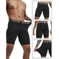 thumbnail image 7 of TELALEO Mens 5 Pack Athletic Shorts Workout Performance Underwear,2Black/2Blue/Grey,XXL, 7 of 7