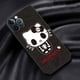 thumbnail image 5 of Funda de silicona negra con calavera rosa para IPhone, carcasa de Hello Kitty Cutes para IPhone 15 14Plus SE 2020 13 12Mini 11 Pro X XS XR Max 7 8, 5 of 5