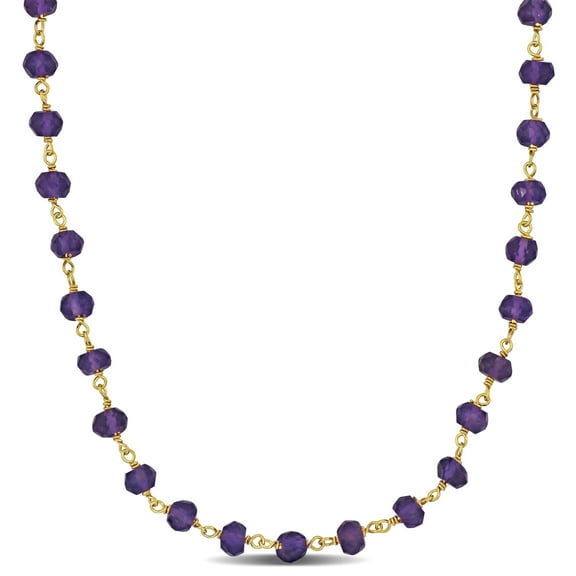Everly Women's Amethyst 14k Yellow Gold Necklace
