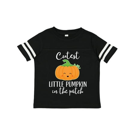 

Inktastic Halloween Cutest Little Pumpkin in the Patch Gift Toddler Boy or Toddler Girl T-Shirt